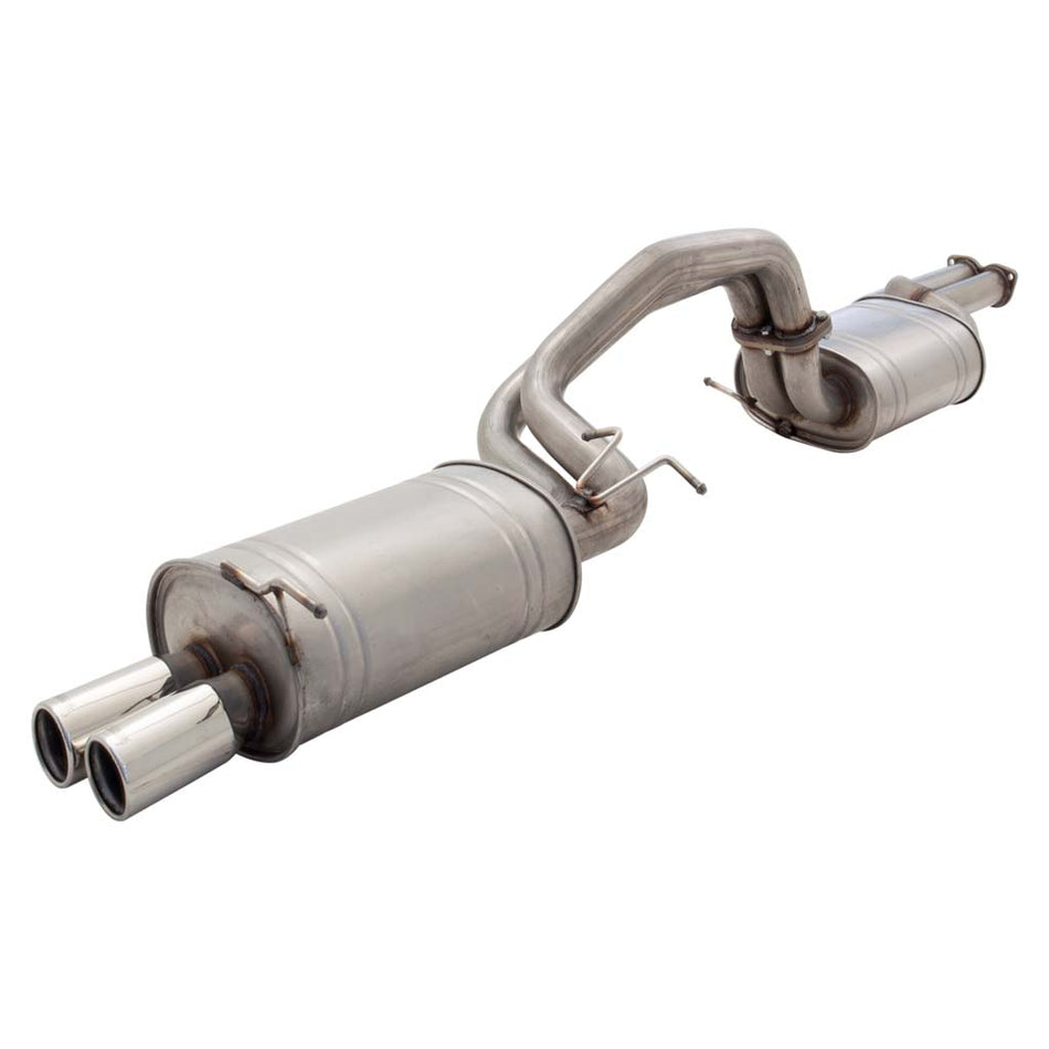 Falcon BA BF XR6 Turbo Sedan Twin 2.5 Inch Catback Exhaust Dual Tips - Raw 409 **** Special Order Item ****