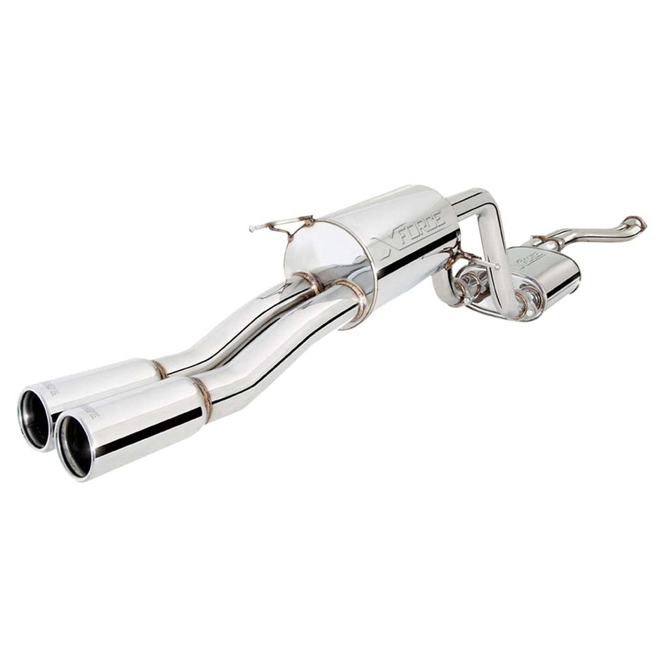 Ford Falcon BA BF XR6 Turbo Ute XFORCE Twin 2.5 Inch Catback Exhaust - Raw 409 **** Special Order Item ****