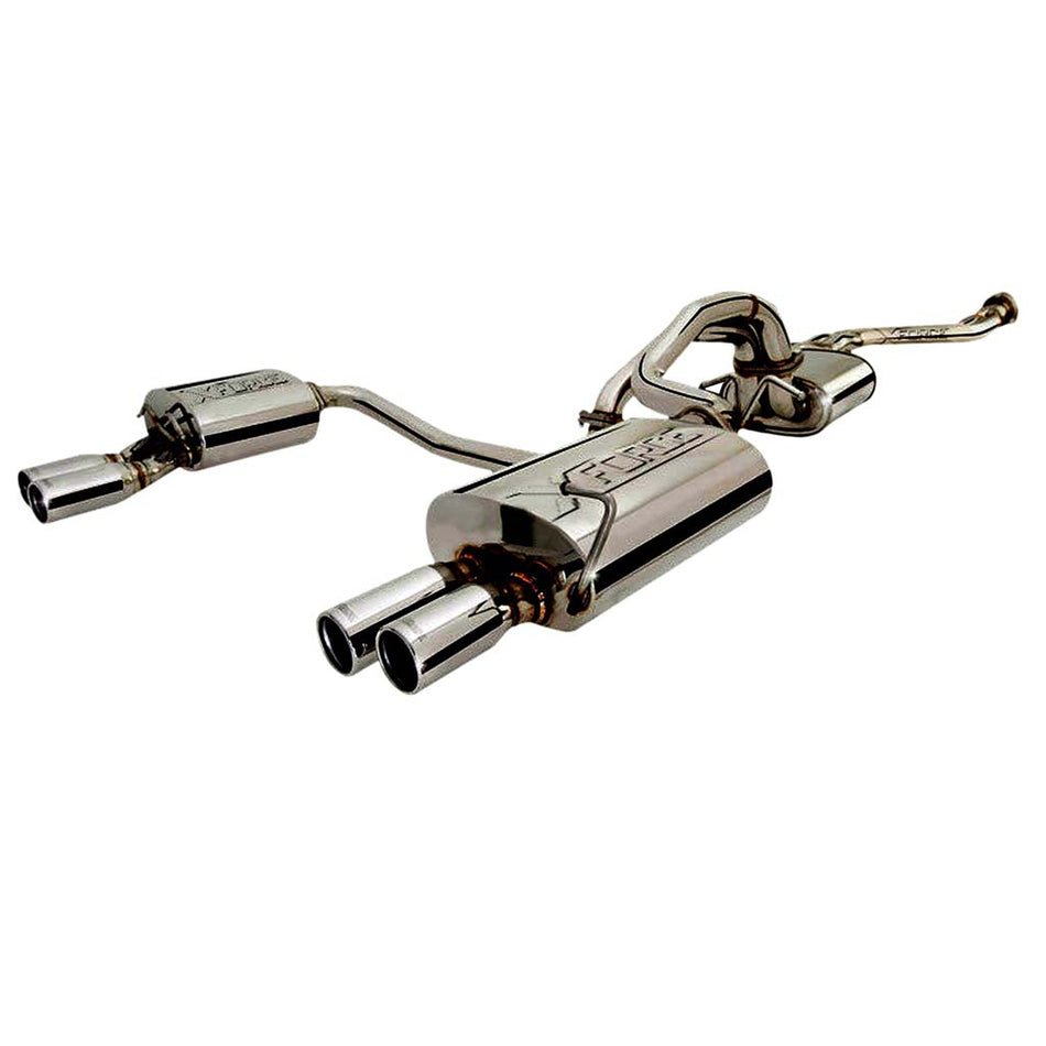 Ford Falcon FG XR6 G6E Turbo Sedan Twin 2.5" Catback Exhaust Quad Tip - Raw 409