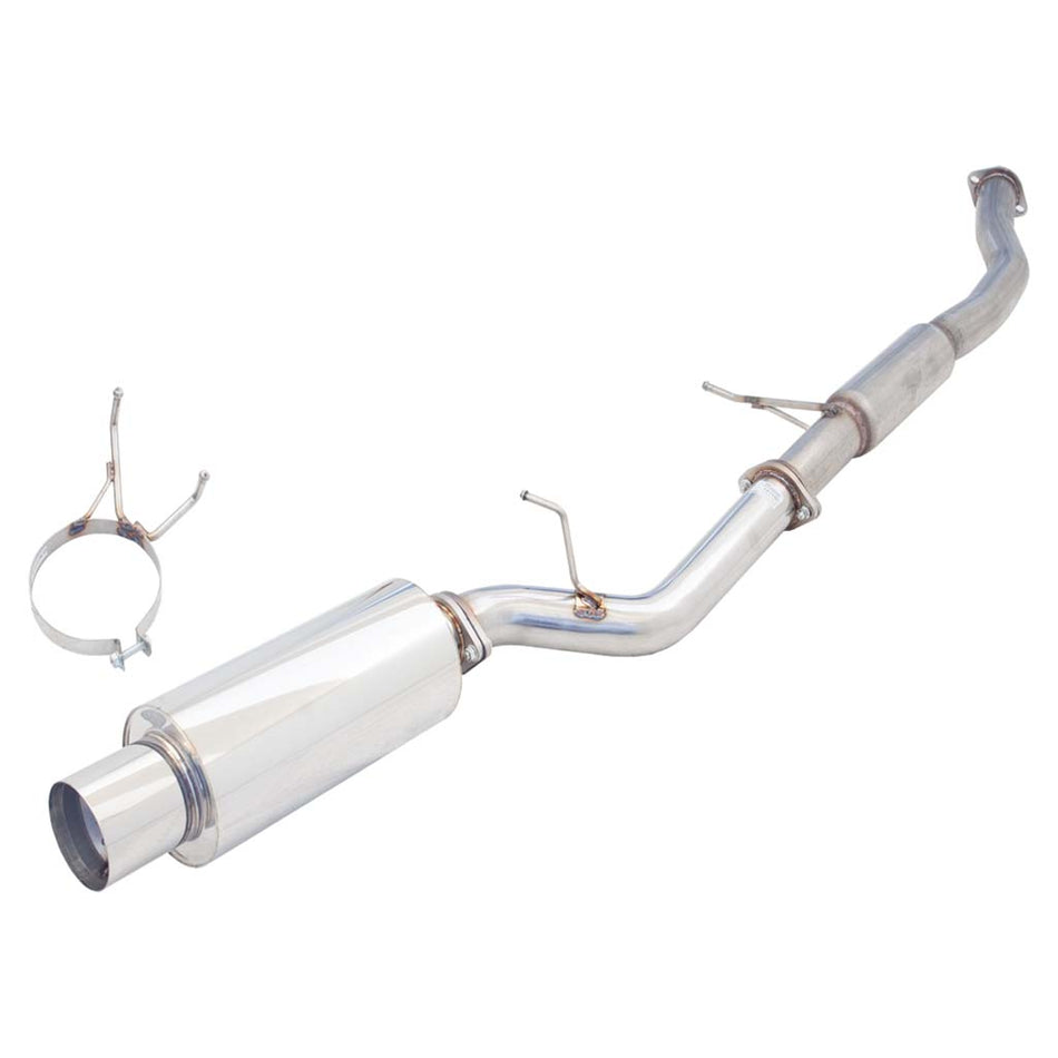 Nissan 180SX S13 XFORCE 3 Inch Catback Exhaust With Angle-Out Cannon - Raw 409 **** Special Order Item ****