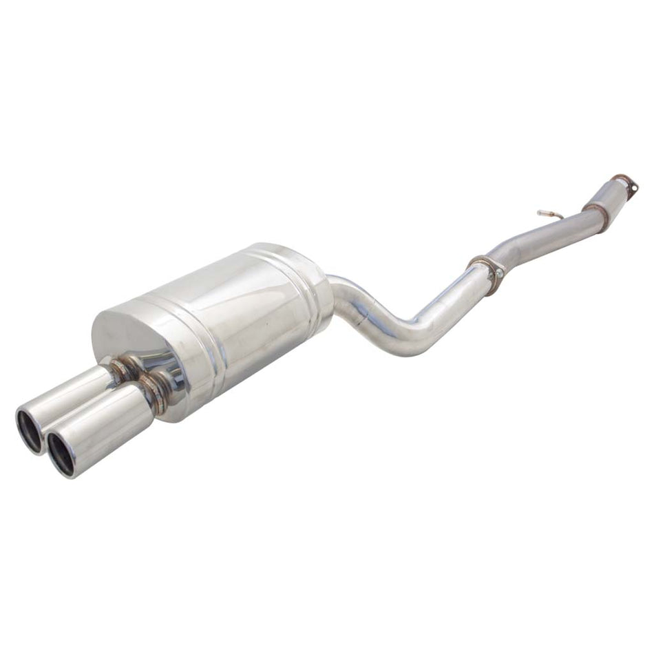 Subaru Impreza WRX Sti 1994-07 3" Catback Exhaust Oval Rear Twin Tip -Raw 409 **** Special Order Item ****