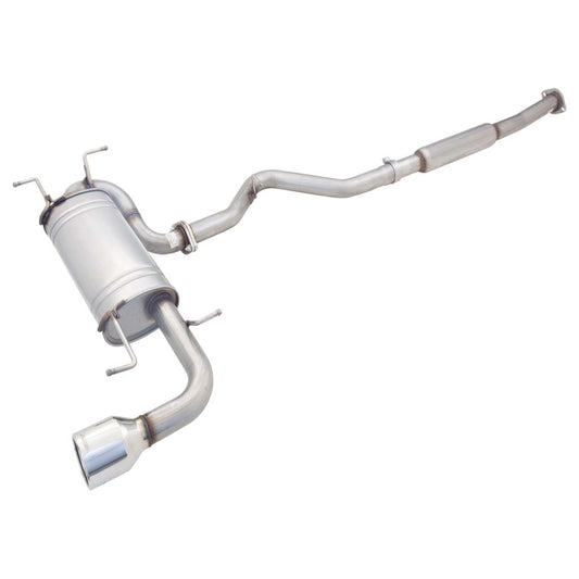 Subaru Impreza Raw 409 Stainless Cat Back System with Single Tip