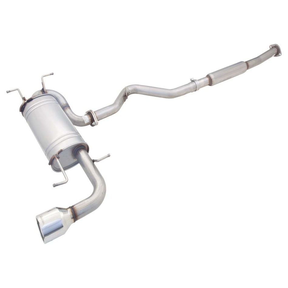 Subaru Impreza Raw 409 Stainless Cat Back System with Single Tip **** Special Order Item ****