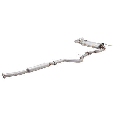 Subaru Impreza Raw 409 Stainless Cat Back System with Single Tip