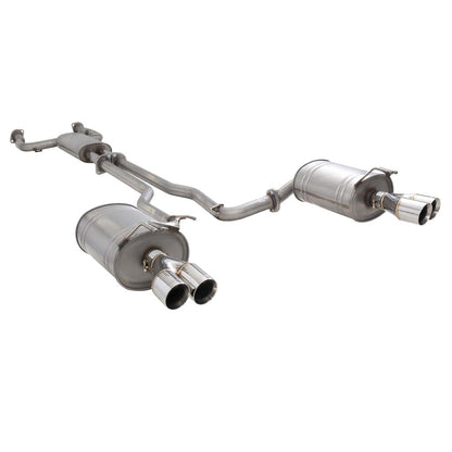 Holden Commodore VE VF Sedan XFORCE Twin 2.25" Catback Exhaust - Raw Finish 409