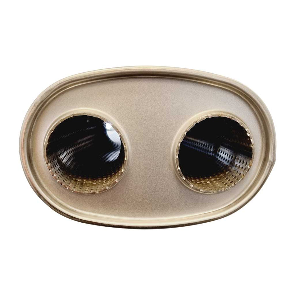 8" x 5" Dual/Dual Configurations Mufflers | Aluminised | Select Your Size Length and Internal Options