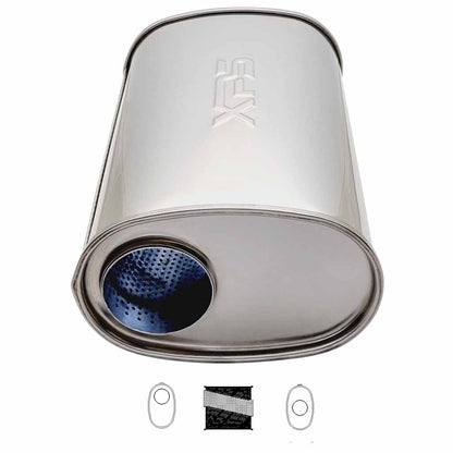 8" x 5" Offset/Centre Configurations Mufflers | Stainless 304 | Select Your Size Length and Internal Options