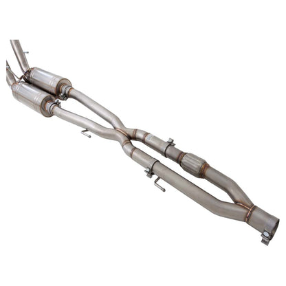 Dodge Ram 1500 5.7L Hemi XFORCE Twin 2.5 Inch To Twin 3 Inch Cat Back Exhaust - Polished Stainless