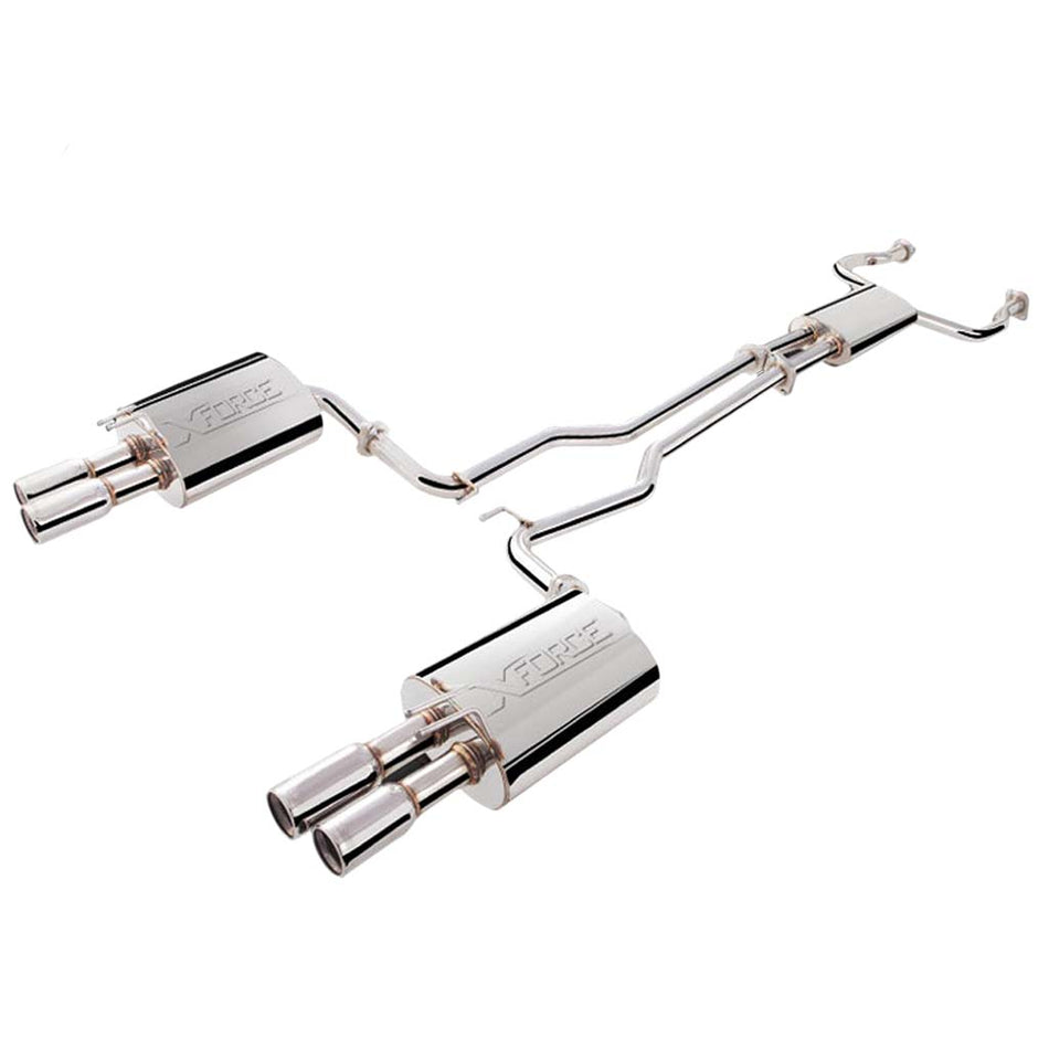 Holden Commodore VE VF Ute SV6 XFORCE Twin 2.25 Inch Catback - Polished SS **** Special Order Item ****