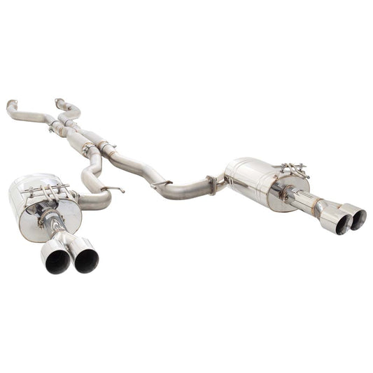 Holden Commodore VE VF Ute XFORCE Twin 2.5 Inch Catback Exhaust - Polished SS
