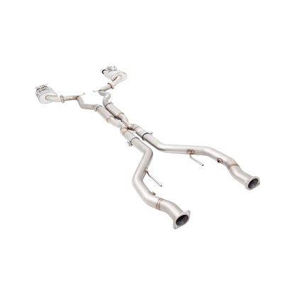 Holden Commodore VE VF Ute XFORCE Twin 2.5 Inch Catback Exhaust - Polished SS