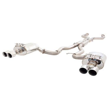 Holden Commodore VE VF Sedan XFORCE Twin 3 Inch Catback Exhaust - Polished SS