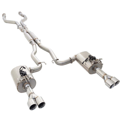 Holden VE/VF Commodore UTE V8 304 Twin 3Inch Varex Valved Cat Back System