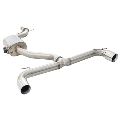 Volkswagen Golf GTI Mk6 XFORCE 3" Catback Exhaust With Varex Centre Polished SS