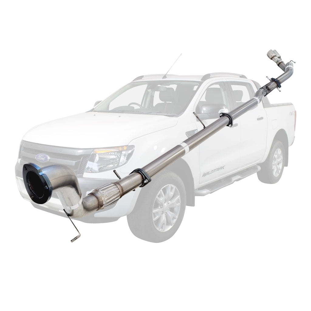 Ford Ranger PX 2011-2016 3.2L 3 Inch Turbo Back Exhaust System