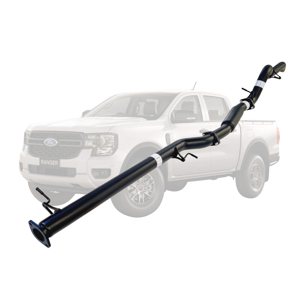 Ford Ranger Next Gen 2022 Onwards 2L BI-Turbo 3 Inch DPF Back Exhaust Not For ADBLUE models (Requires tunning After Fitment) stainless steel pipe