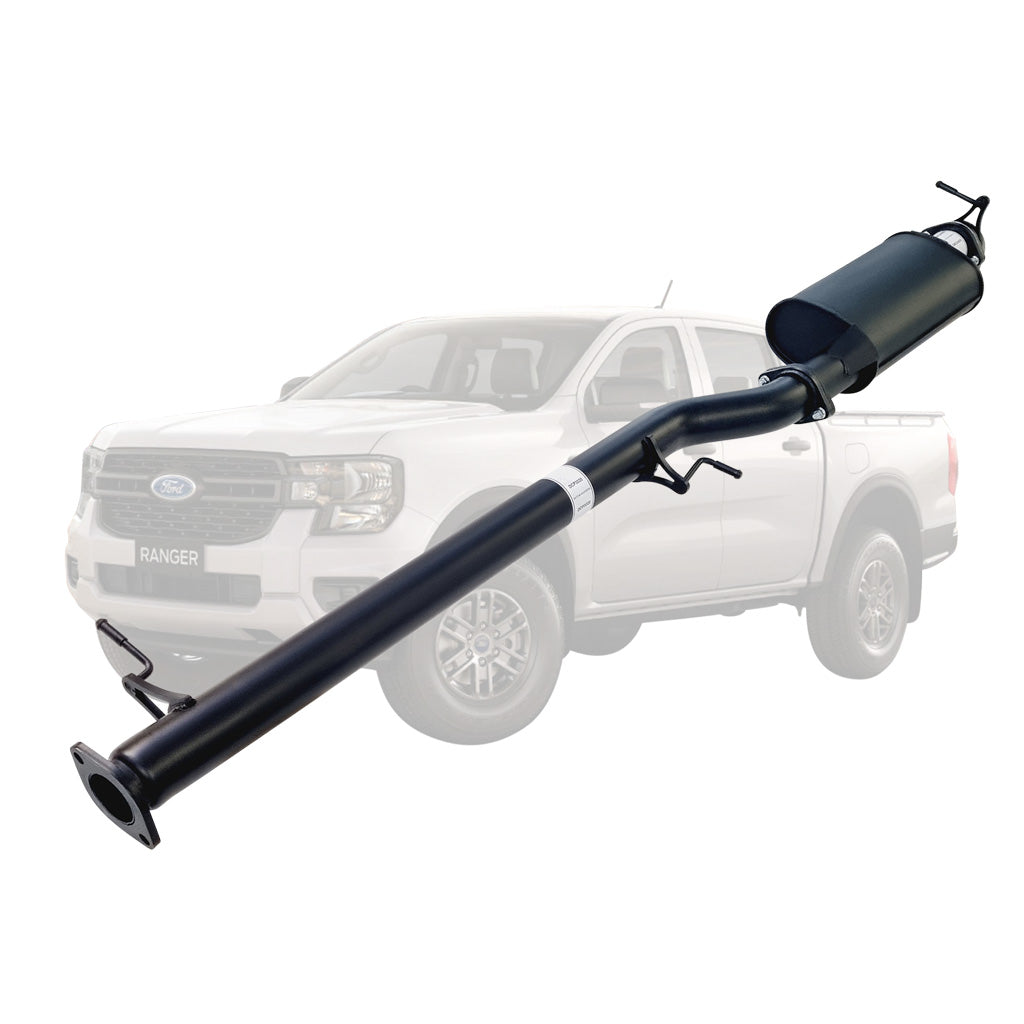 Ford Ranger Next Gen 2022 Onwards 2L BI-Turbo 3 Inch DPF Back Exhaust Not For ADBLUE models (Requires tunning After Fitment) stainless steel exhaust system