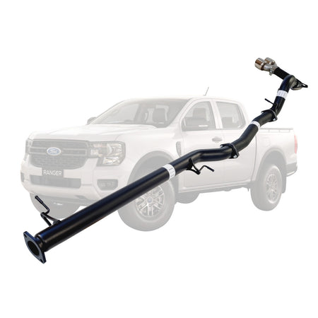 Ford Ranger Next Gen 2022 Onwards 2L BI-Turbo 3 Inch DPF Back Exhaust Not For ADBLUE models (Requires tunning After Fitment) stainless steel pipe