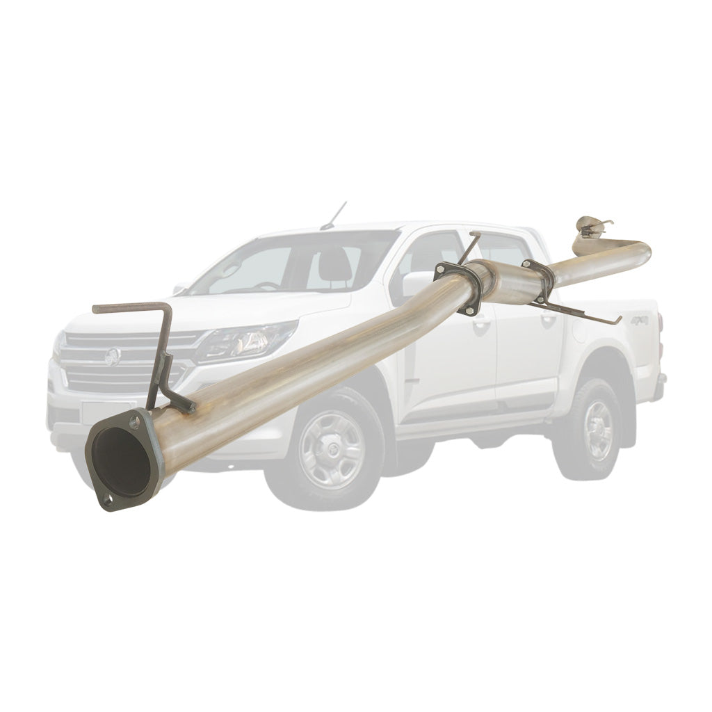 Holden Colorado RG 2016 Onwards 2.8L Crew Cab 3 Inch DPF Back Exhaust stainless steel tube with mounting brackets