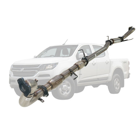 Holden Colorado RG 2016 Onwards 2.8L 3 Inch Turbo Back DPF Delete Exhaust stainless steel tubing system