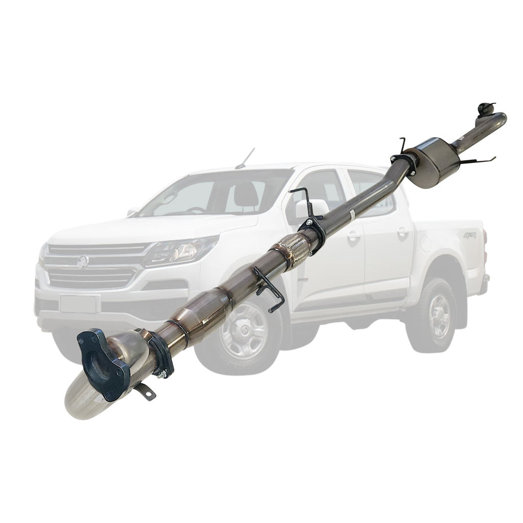 Holden Colorado RG 2016 Onwards 2.8L 3 Inch Turbo Back DPF Delete Exhaust stainless steel pipe with muffler and flex section