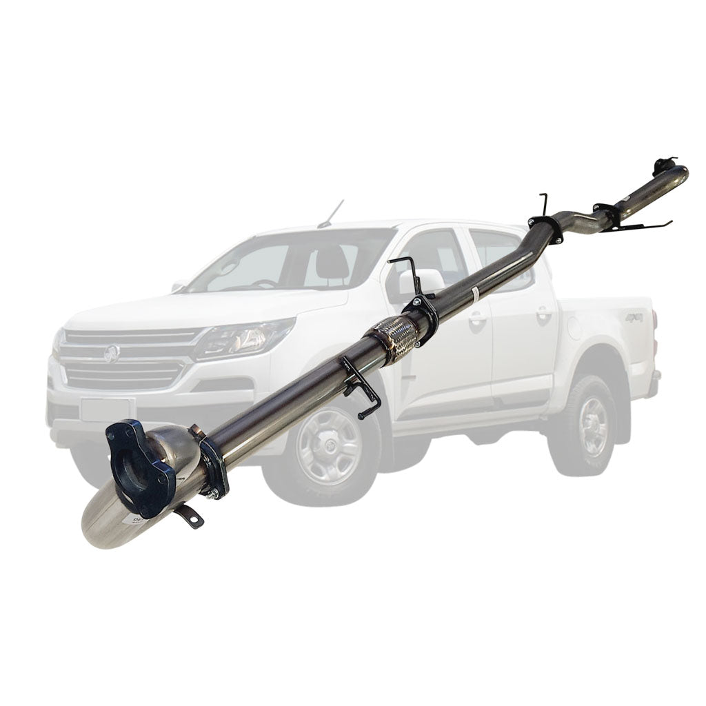 Holden Colorado RG 2016 Onwards 2.8L 3 Inch Turbo Back DPF Delete Exhaust made of stainless steel with turbo back design