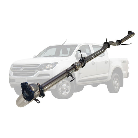 Holden Colorado RG 2016 Onwards 2.8L 3 Inch Turbo Back DPF Delete Exhaust made of stainless steel with turbo back design