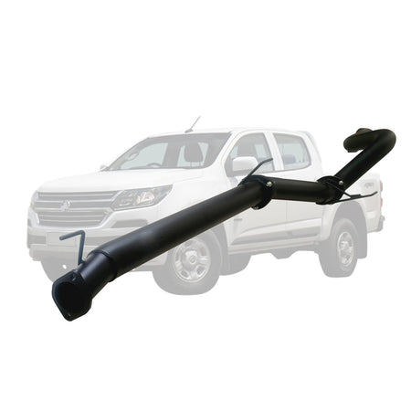 Holden Colorado RG 2016 Onwards 2.8L Crew Cab 3.5 Inch Stainless DPF Back Exhaust pipe with black coating and mounting brackets