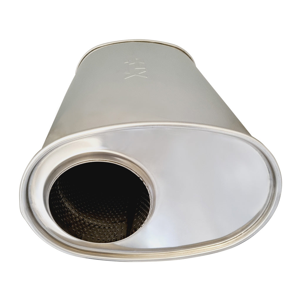 10" x 6.5" Offset/Centre Configurations Mufflers | Stainless 304 | Select Your Size Length and Internal Options