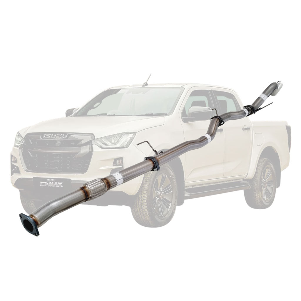 Isuzu D-MAX 2020 Onwards 3L 4JJ3-TCX 3 Inch DPF Back Exhaust stainless steel pipe for replacement exhaust system