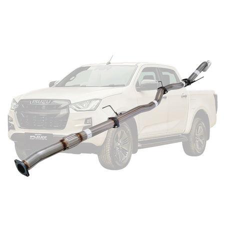 Isuzu D-MAX 2020 Onwards 3L 4JJ3-TCX 3 Inch DPF Back Exhaust stainless steel pipe for replacement exhaust system
