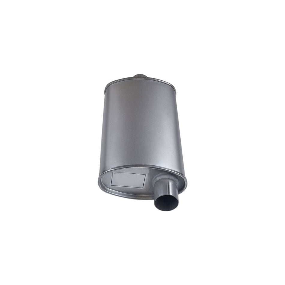 2.25" Universal Car Muffler 8" x 4" Oval 14" Long Straight Through O/C