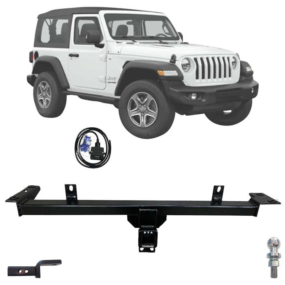 BTA Towbar Kit To Suit Jeep Wrangler 03/2007 - 04/2019 ***** Special Order Item ******