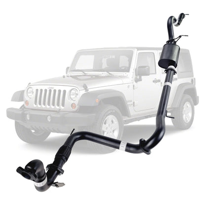 Jeep Wrangler JK 2007-2010 2.8L CRD 3 Inch Turbo Back Exhaust *** Limited Stock Made To Order ****