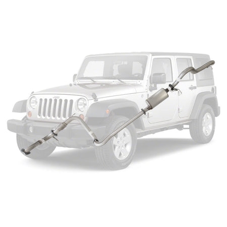 Jeep Wrangler JK 2007-2010 2.8L CRD 3 Inch Turbo Back Exhaust stainless steel mandrel bent pipe system