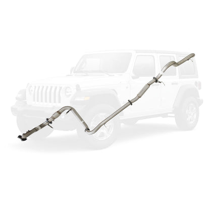 Jeep Wrangler JK 2010-2015 2.8L DPF 3 Inch Turbo Back Exhaust *** Limited Stock Made To Order ****