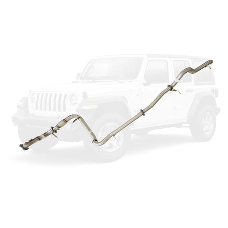 Jeep Wrangler JK 2010-2015 2.8L DPF 3 Inch Turbo Back Exhaust stainless steel performance exhaust system