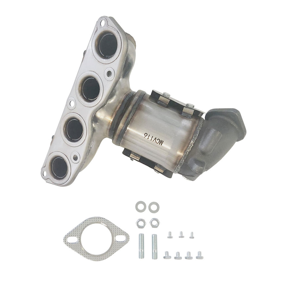 Hyundai Tucson 2015 - 2017 2.0L, G4NA, Petrol, TL, 07/15 - 2020 Kia Sportage 2015 - 2021 2.0L, Petrol QL, 10/15-08/21 Replacement Manifold Cat Euro 6 stainless steel with gasket and bolts.