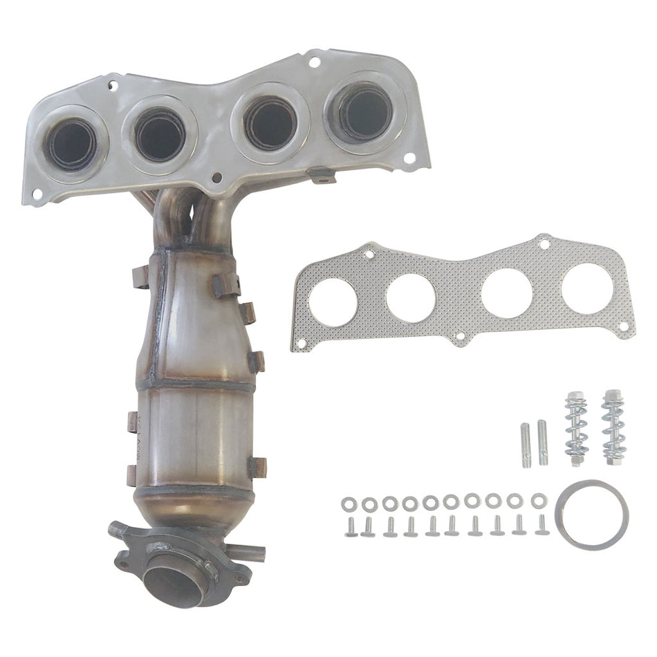 Stainless steel exhaust manifold with gasket and mounting hardware for Toyota Avensis ACM21R (2003-10), Camry ACV40R 2.4L 2AZFE (2006-12) E4, Toyota Rav 4 2.4L 2AZFE (2005-16), Rukus AZE15R 2.4L 2AZFE (2010-16), Tarago ACR30 ACR50