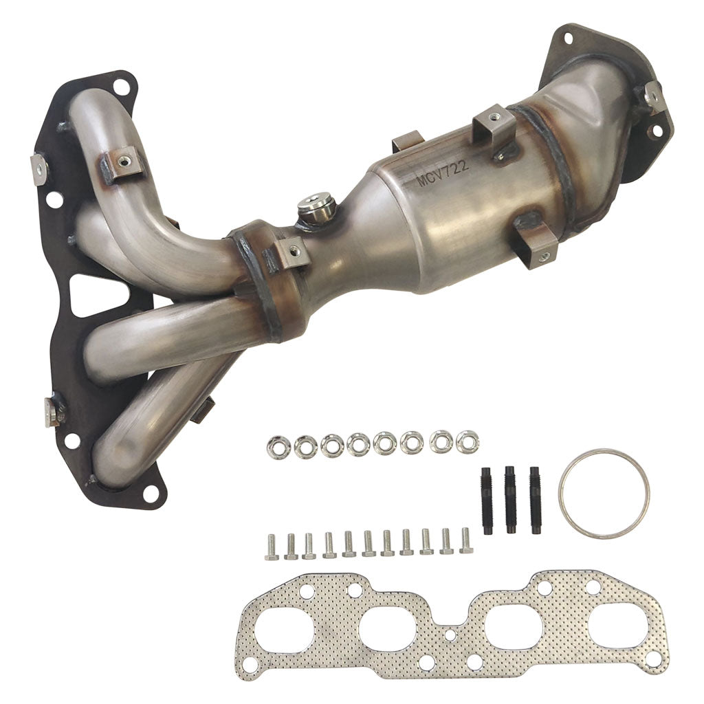 Nissan Xtrail T32 2.5L Petrol 02/2014 to 2022 Replacement Manifold Cat Euro 6 with mounting hardware and gasket