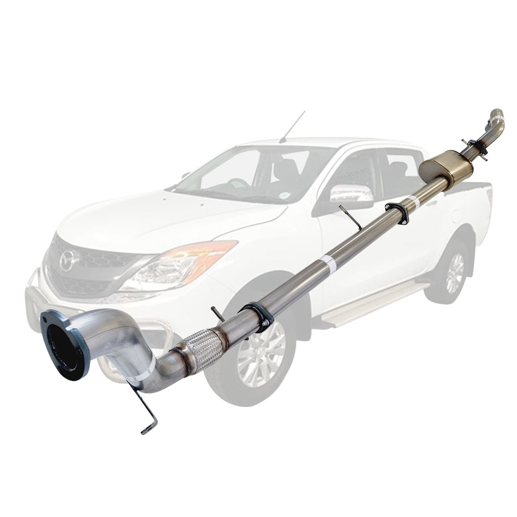Mazda BT50 2011 - 9/2016 3.2L 3 Inch Turbo Back Exhaust stainless steel turbo back exhaust system