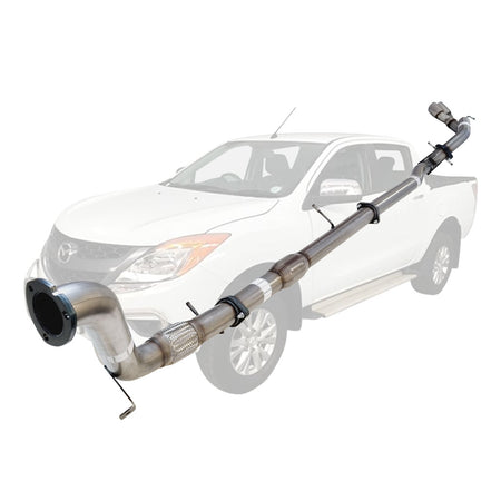 Mazda BT50 2011 - 9/2016 3.2L 3 Inch Turbo Back Exhaust stainless steel mandrel bent turbo back exhaust pipe system