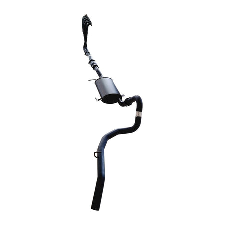 2.5 Inch Sports Exhaust With Headers And Cat To Suit Nissan Patrol Y61 GU 4.5L made of black coated steel pipe assembly