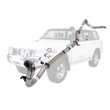 Nissan Patrol Y61 GU 3L ZD30 Wagon 3 Inch Turbo Back Exhaust 2000-2016 stainless steel pipe assembly