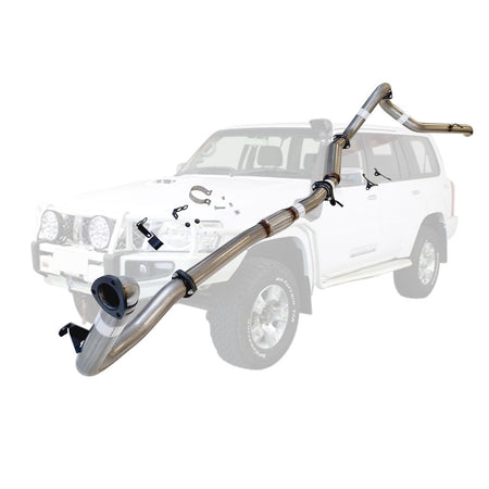 Nissan Patrol Y61 GU 3L ZD30 Wagon 3 Inch Turbo Back Exhaust 2000-2016 stainless steel pipe system