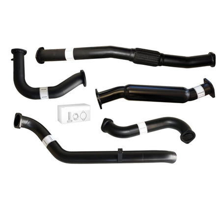 Nissan Patrol Y61 GU 4.2L TD42 Ute 3 Inch Dump Pipe Back Exhaust 1996 - 2006 steel pipes with flanges and gasket kit