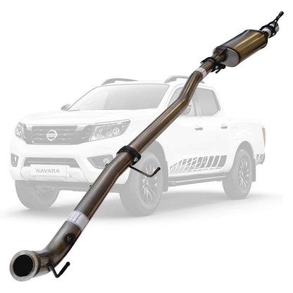 Nissan Navara D23 NP300 2.3L 3 Inch Turbo Back Exhaust DPF Delete