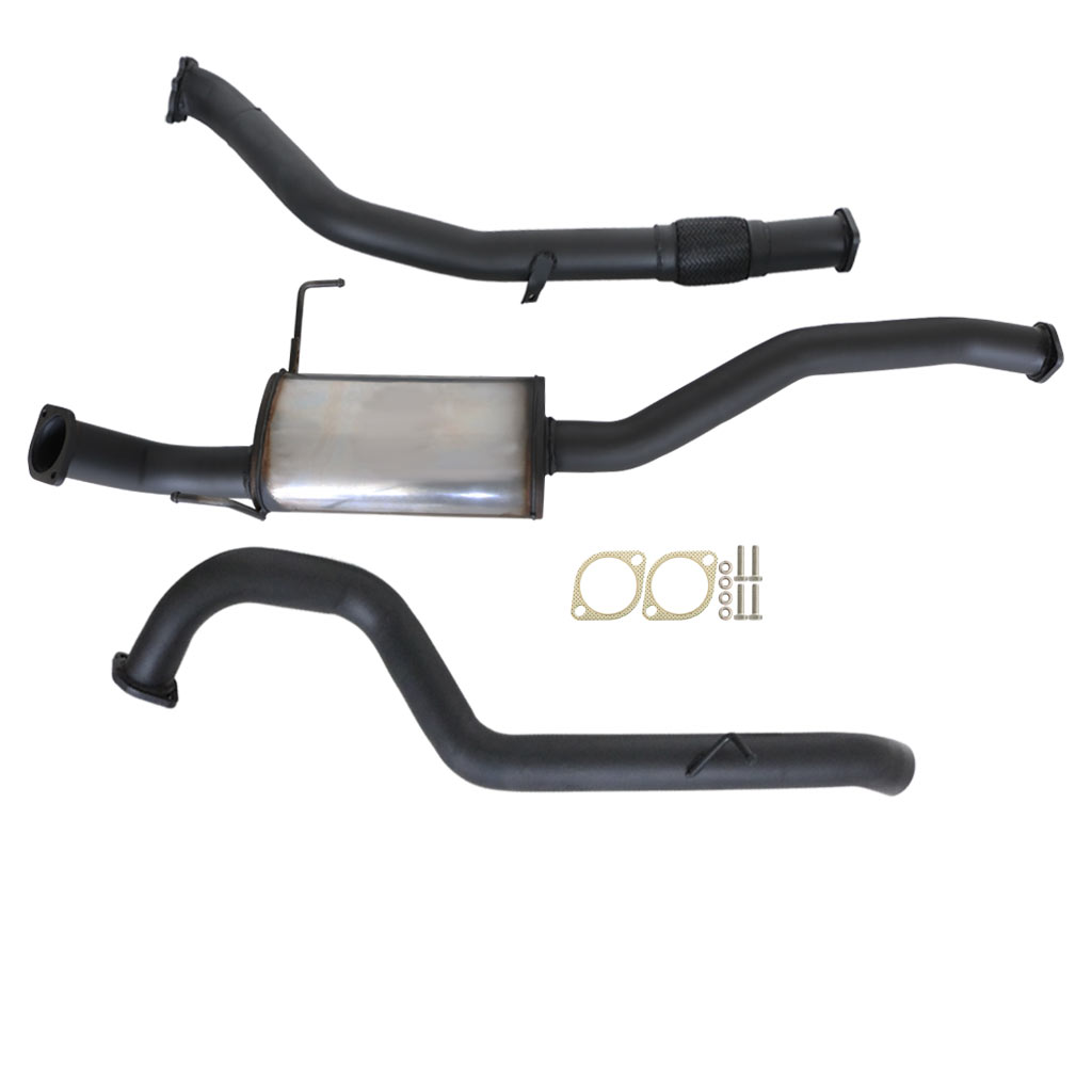 Nissan Patrol Y60 GQ 2.8L Wagon 3 Inch Turbo Back Exhaust 1987 - 1997 **** MADE TO ORDER **** steel exhaust pipes with muffler and fittings