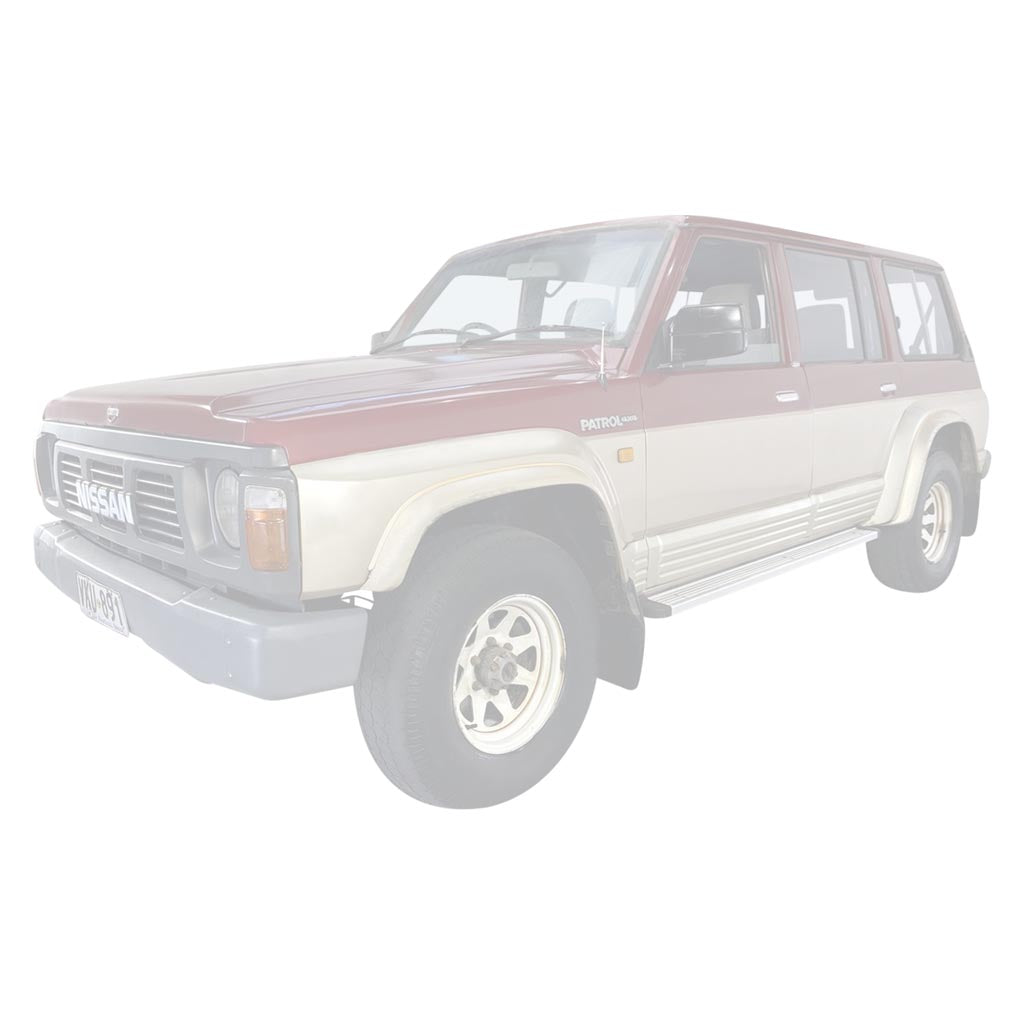 Nissan Patrol Y60 GQ 2.8L Wagon 3 Inch Turbo Back Exhaust 1987 - 1997 **** MADE TO ORDER **** installed under vehicle side view