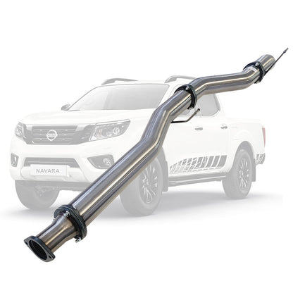 Nissan Navara NP300 D23 2015 On 2.3L 4 Inch DPF Back Exhaust